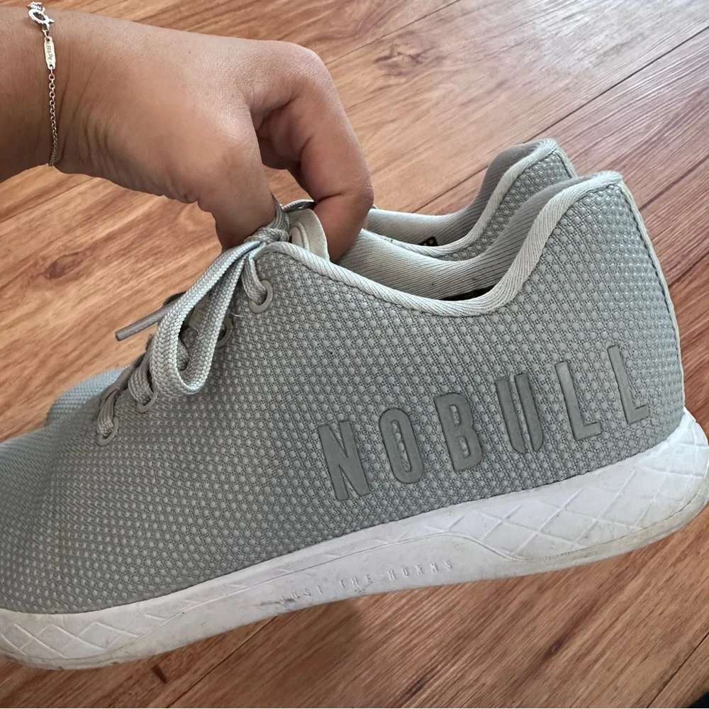 *SOLD* NOBULL Women’s Arctic Grey Trainer Lace Up Shoes Size W9 M7.5 - Picture 6 of 14
